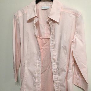Long Sleeve Pink button up